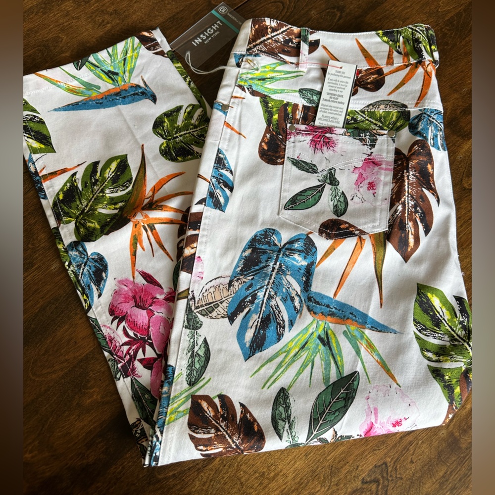 Tropical Print Pant